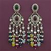 Indo Western Birds Earring with Mehndi Plating