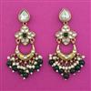Indo Western Chand Earring with Mehndi Plating