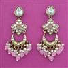 Indo Western Chand Earring with Mehndi Plating