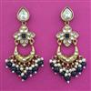 Indo Western Chand Earring with Mehndi Plating