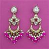Indo Western Chand Earring with Mehndi Plating