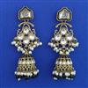 Indo Western Jhumki with Mehndi Plating