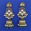 Indo Western Jhumki with Mehndi Plating