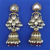 Indo Western Jhumki with Mehndi Plating