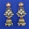 Indo Western Jhumki with Mehndi Plating
