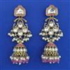Indo Western Jhumki with Mehndi Plating