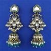 Indo Western Jhumki with Mehndi Plating