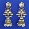 Indo Western Jhumki with Mehndi Plating