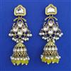 Indo Western Jhumki with Mehndi Plating