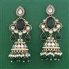 Indo Western Jhumki with Mehndi Plating