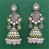 Indo Western Jhumki with Mehndi Plating