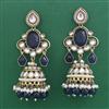 Indo Western Jhumki with Mehndi Plating