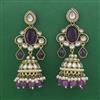 Indo Western Jhumki with Mehndi Plating