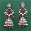 Indo Western Jhumki with Mehndi Plating