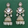 Indo Western Jhumki with Mehndi Plating
