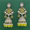 Indo Western Jhumki with Mehndi Plating