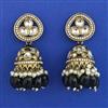 Indo Western Jhumki with Mehndi Plating