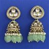 Indo Western Jhumki with Mehndi Plating