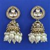 Indo Western Jhumki with Mehndi Plating