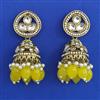 Indo Western Jhumki with Mehndi Plating