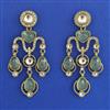 Indo Western Classic Earring with Mehndi Plating