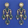 Indo Western Classic Earring with Mehndi Plating