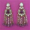 Indo Western Pearl Earring with Mehndi Plating
