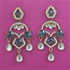Indo Western Classic Earring with Mehndi Plating
