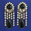 Indo Western Long Earring with Mehndi Plating