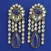Indo Western Long Earring with Mehndi Plating