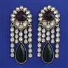 Indo Western Long Earring with Mehndi Plating