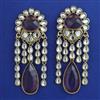 Indo Western Long Earring with Mehndi Plating