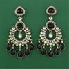 Indo Western Long Earring with Mehndi Plating