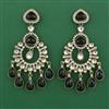 Indo Western Long Earring with Mehndi Plating