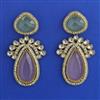 Indo Western Classic Earring with Mehndi Plating