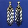 Indo Western Pearl Earring with Mehndi Plating