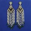 Indo Western Pearl Earring with Mehndi Plating