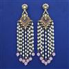 Indo Western Pearl Earring with Mehndi Plating