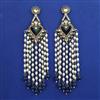 Indo Western Pearl Earring with Mehndi Plating