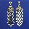 Indo Western Pearl Earring with Mehndi Plating
