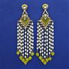 Indo Western Pearl Earring with Mehndi Plating