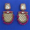 Indo Western Meenakari Earring with Mehndi Plating