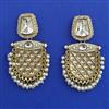 Indo Western Meenakari Earring with Mehndi Plating