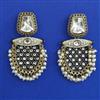 Indo Western Meenakari Earring with Mehndi Plating
