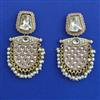 Indo Western Meenakari Earring with Mehndi Plating
