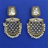 Indo Western Meenakari Earring with Mehndi Plating