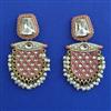 Indo Western Meenakari Earring with Mehndi Plating