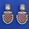 Indo Western Meenakari Earring with Mehndi Plating