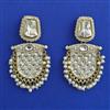 Indo Western Meenakari Earring with Mehndi Plating