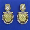 Indo Western Meenakari Earring with Mehndi Plating